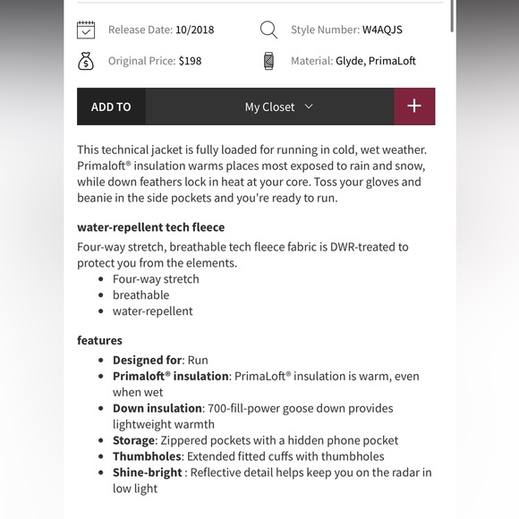 Lululemon Down For It All Dark Chrome Jacket - Picture 5 of 10